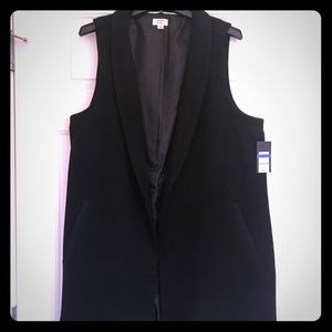 Long duster vest